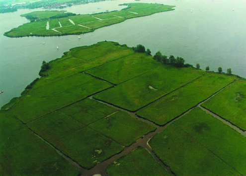 Lakerpolder luchtfoto