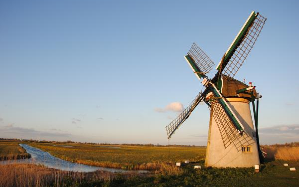 De molen op de Lakerpolder